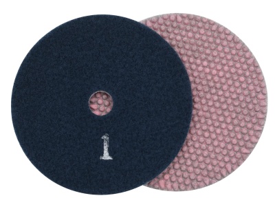 Алмазные гибкие шлифовальные круги ТОЧКИ Pads 5-STEP №1 D100