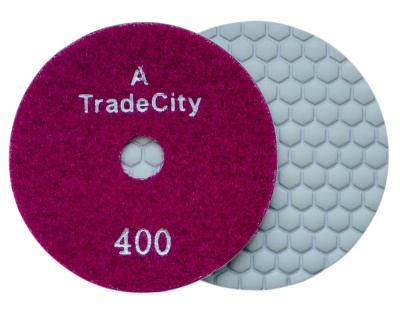 Алмазные гибкие шлифовальные круги TRADECITY Pads 7-STEP №400 D125
