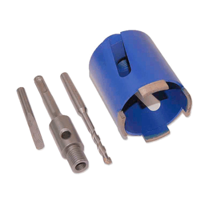 АЛМАЗНАЯ КОРОНКА БЕЗУДАРНАЯ ДЛЯ ПЕРФОРАТОРА SDS-PLUS 50мм