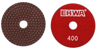 Алмазные гибкие шлифовальные круги EHWA Стандарт Pads 7-STEP D125 №400