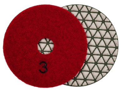 Алмазные гибкие шлифовальные круги JANE Pads 5-STEP №3 D100