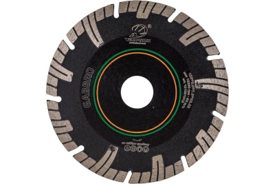 Диск алмазный отрезной турбо GABBRO 125*22,2*2,0 мм гранит сухой рез TECH-NICK