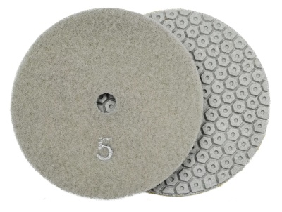 Алмазные гибкие шлифовальные круги Гайка мини Pads 5-STEP D100 №5