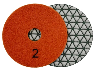 Алмазные гибкие шлифовальные круги JANE Pads 5-STEP №2 D100