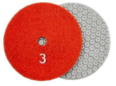 Алмазные гибкие шлифовальные круги Гайка мини Pads 5-STEP D100 №3