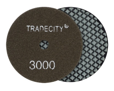 Алмазные гибкие шлифовальные круги Крестик Pads 7-STEP №3000 D100