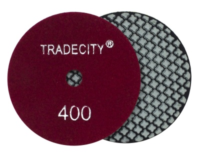 Алмазные гибкие шлифовальные круги Крестик Pads 7-STEP №400 D100