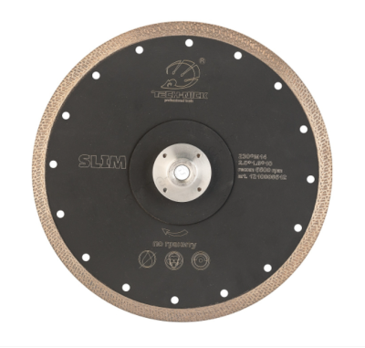 Диск алмазный отрезной турбо с фланцем SLIM 230*M14*2,0 мм гранит сухой рез TECH-NICK