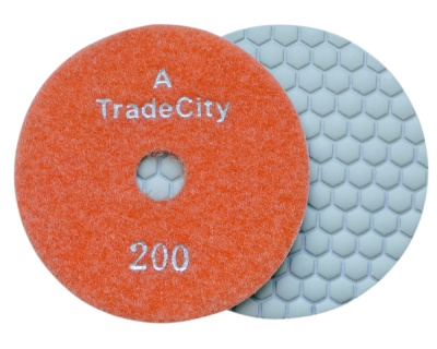 Алмазные гибкие шлифовальные круги TRADECITY Pads 7-STEP №200 D125