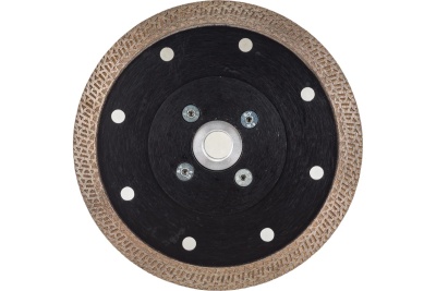 Диск алмазный отрезной турбо с фланцем SLIM 125*M14*1,4 мм гранит сухой рез TECH-NICK